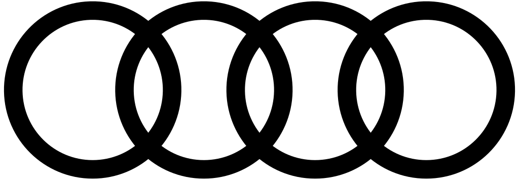 Logo Voiture : Marque Audi  Format HD Png Dessin Noir Blanc