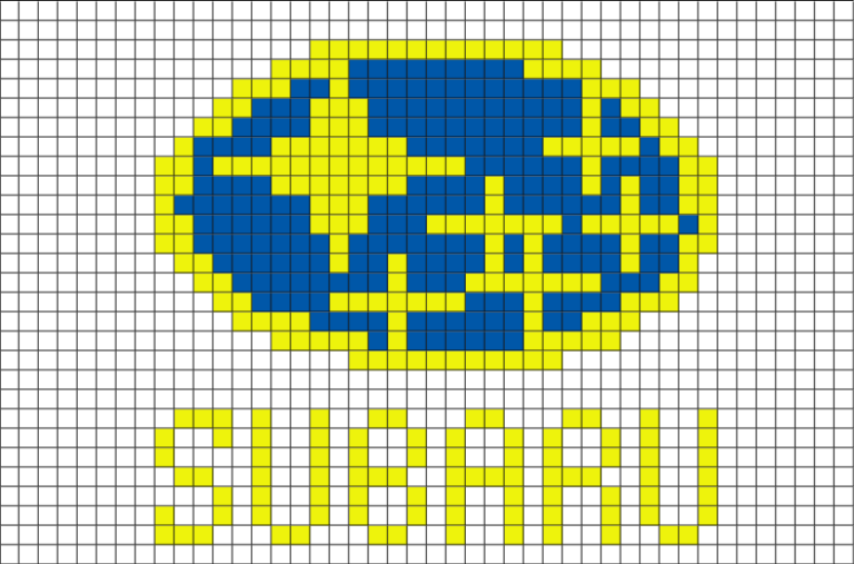 Les Logos de Marque Automobile en Pixel Art Logo Voiture