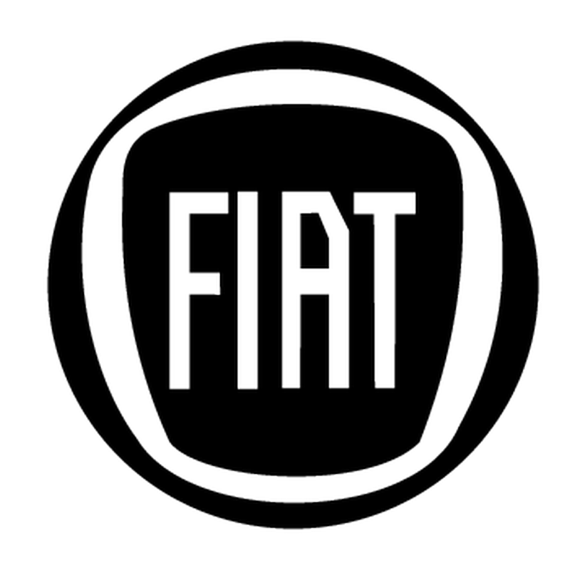 logo fiat blanc noir