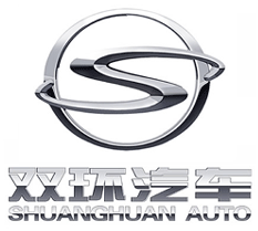 Logo Voiture : Marque Shuanghuan| Format HD Png Dessin Blanc Noir