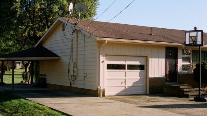 comment isoler une vieille porte de garage