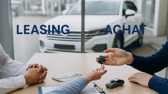 Les différences entre un achat en leasing LOA ou en achat classique